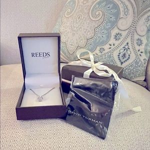 David Yurman-Petite Albion® Pendant Necklace in Sterling Silver w. Pavé Diamonds